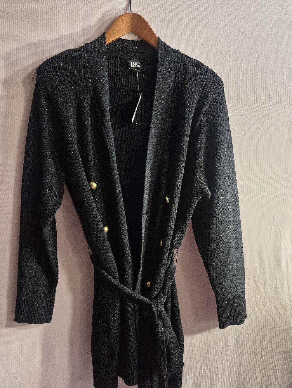 I.N.C. Belted Sweater